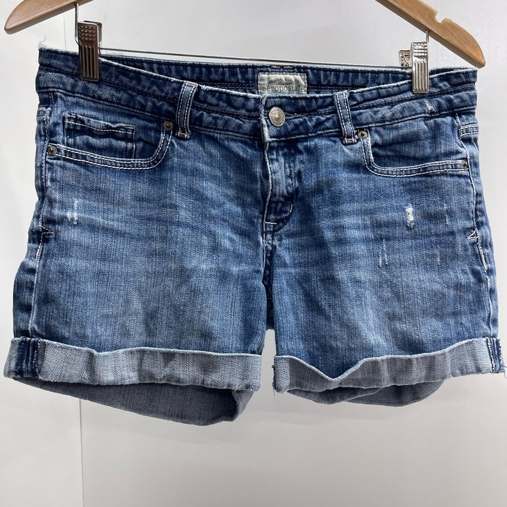 Aeropostale Classic Blue Jean Shorts